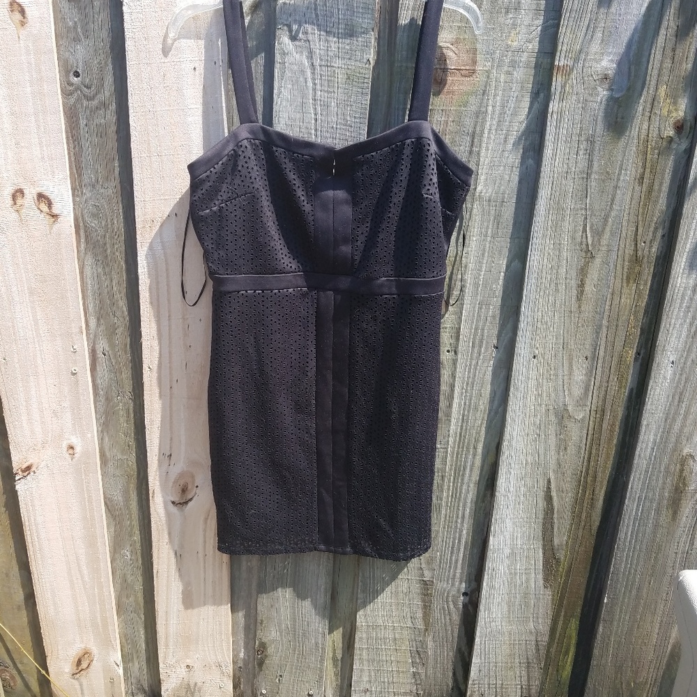 Thalia Sodi Women Black Dress Lg